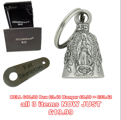Virgin Mary Guardian Angel Bell plus Gift Box & Hanger