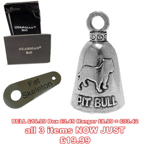 Pit Bull Dog Guardian Angel Bell plus Gift Box & hanger