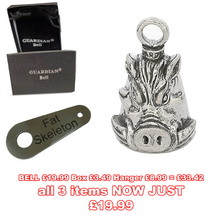 Wild Boar Guardian Angel Bell plus Gift Box & Hanger