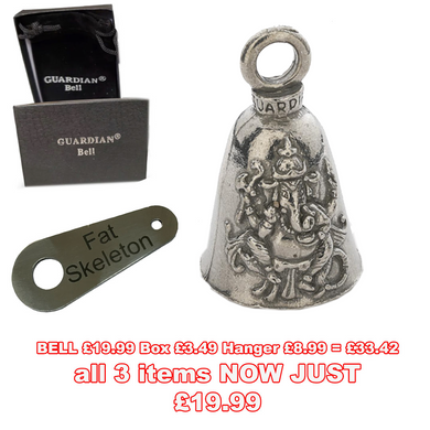 Ganesh Guardian Angel Bell plus Gift Box & Hanger