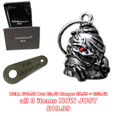 3D Dragon Red Eyes Guardian Angel Bell plus Gift Box & Hanger