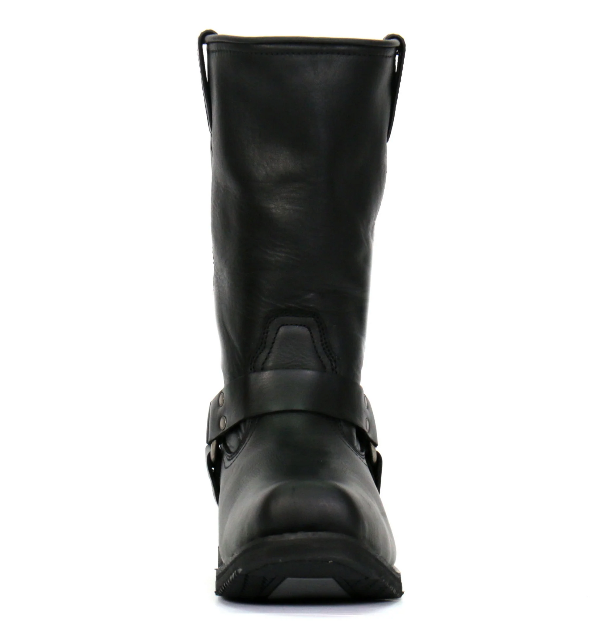 Mens square 2025 toe harness boots