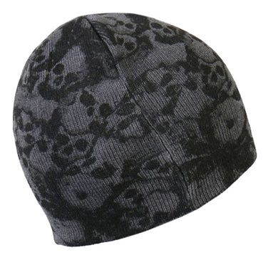 Ancient Skulls Beanie, Clothing Accessories - Fat Skeleton UK