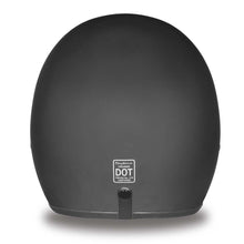 Matt Black - Daytona Low Profile D.O.T. Open Face Helmet, Open Face Helmets - Fat Skeleton UK