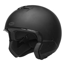Bell Broozer Hemet Full / Open Face Matt Black Cruiser Helmet, Open Face Helmets - Fat Skeleton UK