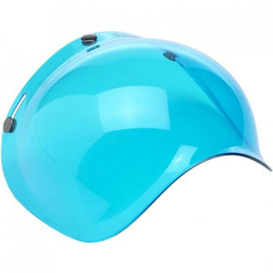 Biltwell Old School Blue Visor for Open face Helmets, Helmet Visors - Fat Skeleton UK