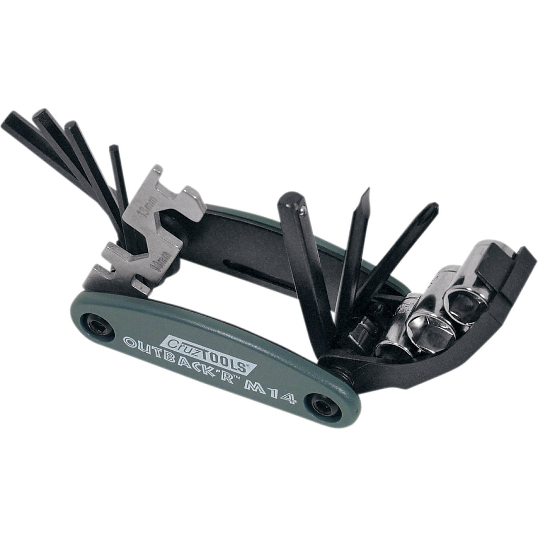 Cruz Tools Multi-Tool Outbac'r M14  for Metric cruisers, Lifestyle Accessories - Fat Skeleton UK