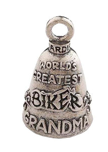 Biker Grandma (Worlds Greatest) Guardian Angel Bell, Lifestyle Accessories - Fat Skeleton UK