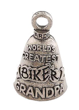 Biker GRANDPA (Worlds Greatest) Grandad Guardian Angel Bell, Lifestyle Accessories - Fat Skeleton UK