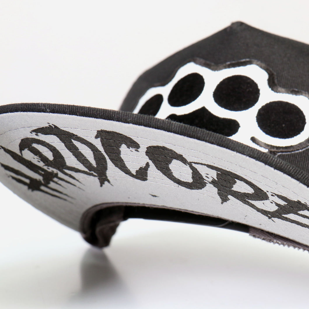 Hardcore Knuckle Duster Mesh Back Trucker Cap, Clothing Accessories - Fat Skeleton UK