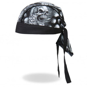 Assassin Skull Pre-Tied Zandana - Bandana, Clothing Accessories - Fat Skeleton UK