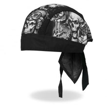 5 Smokin' Skulls Skull Pre-Tied Zandana - Bandana, Clothing Accessories - Fat Skeleton UK