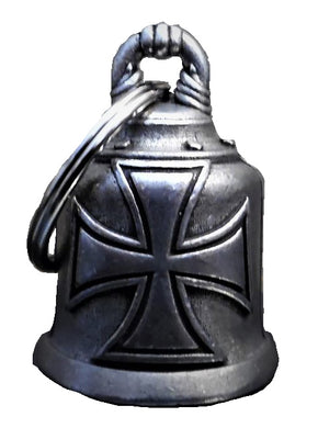 NEW Iron Cross Guardian Angel bell, Lifestyle Accessories - Fat Skeleton UK