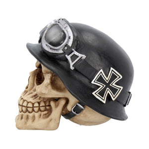 crossbones motorcycle helmet Iron Cross Biker Skull– Fat Skeleton UK