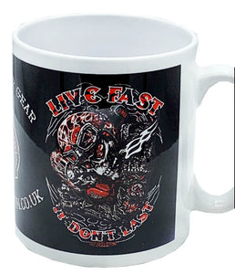 Fat Skeleton Live Fast - Don't Let The B*stards Mug