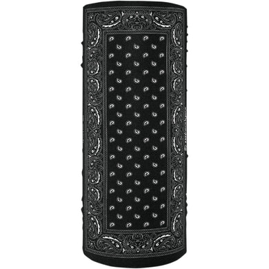 Zan Headwear Black Paisley 