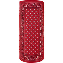 Zan Headwear Red Paisley "Motley" Tube, Neck Warmers & Face Masks - Fat Skeleton UK