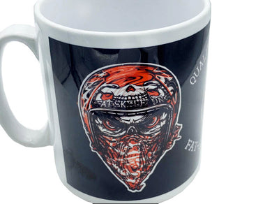 Fat Skeleton Bandana Skull Mug