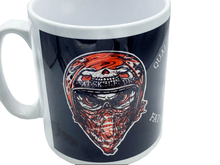 Fat Skeleton Bandana Skull Mug