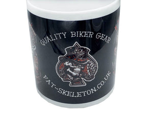 Fat Skeleton Bandana Skull Mug