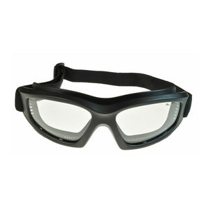 EVA padded Clear Lens Biker Goggles