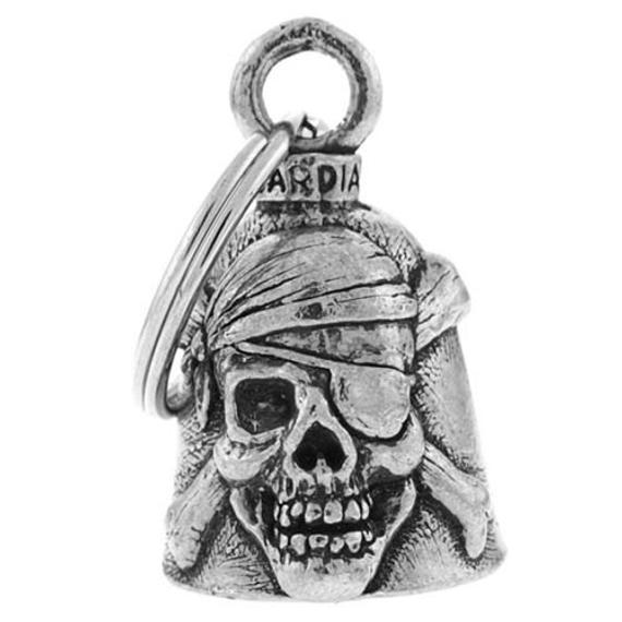 Pirate Skull Guardian Angel Bell, Lifestyle Accessories - Fat Skeleton UK