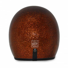 Root Beer Metalflake - Daytona Low Profile D.O.T. Open Face Helmet, Open Face Helmets - Fat Skeleton UK