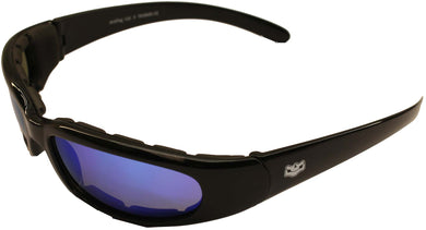 Fat Skeleton So Cal EVA Foam Padded G Tech Blue Lens Sunglasses, Eyewear - Fat Skeleton UK