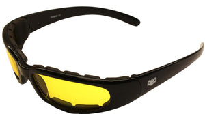 Fat Skeleton So Cal EVA Foam Padded Yellow Lens Sunglasses, Eyewear - Fat Skeleton UK