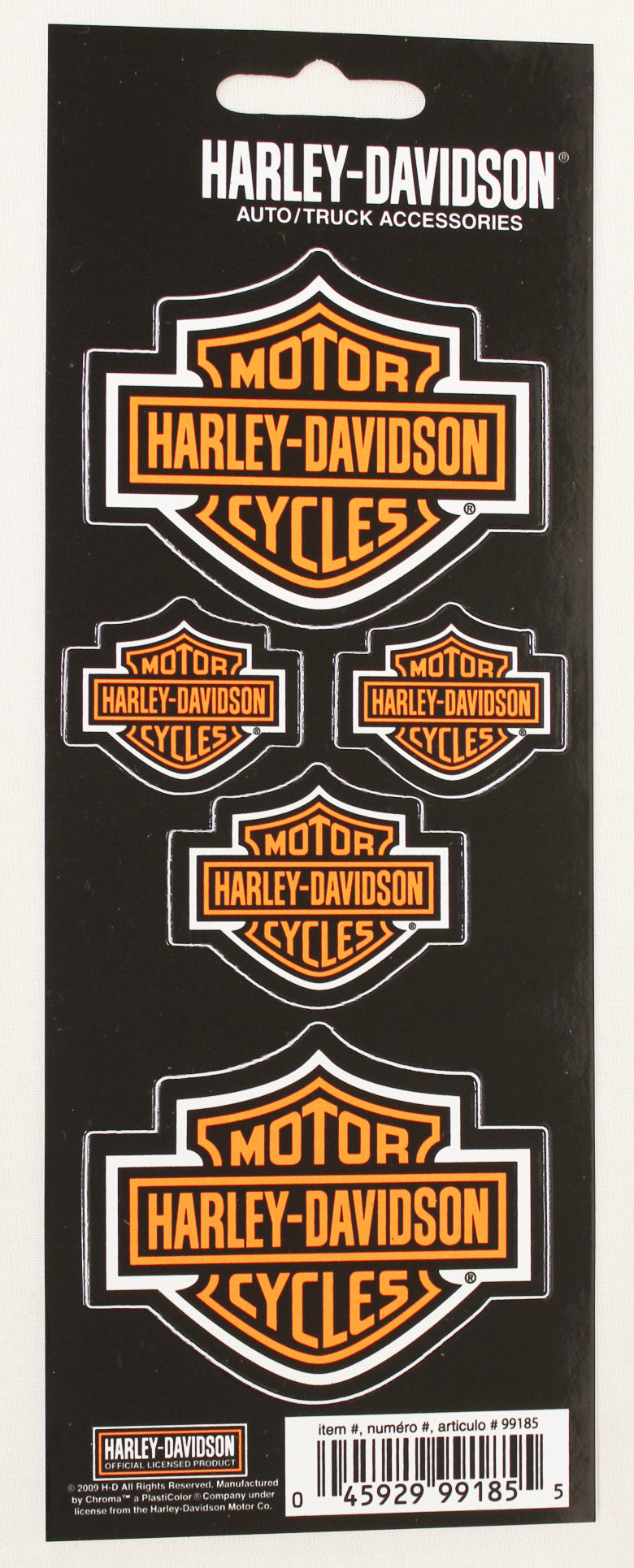 Genuine Harley Davidson Bar & Shield logo sticker set, Lifestyle Accessories - Fat Skeleton UK