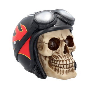 Hell Fire Biker Skull