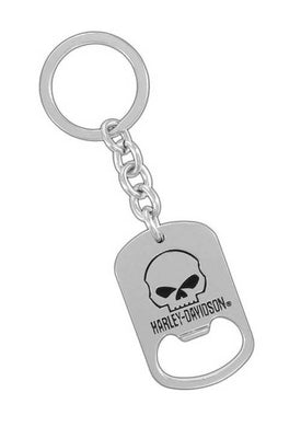 Harley Davidson Willie G Skull Key Ring & Bottle Opener, Lifestyle Accessories - Fat Skeleton UK