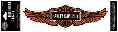 Medium Genuine Harley Davidson Wings Bar & Shield logo sticker, Lifestyle Accessories - Fat Skeleton UK