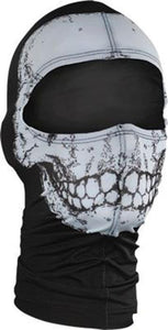 Zan Under Helmet Skull Design Balacalava, Neck Warmers & Face Masks - Fat Skeleton UK